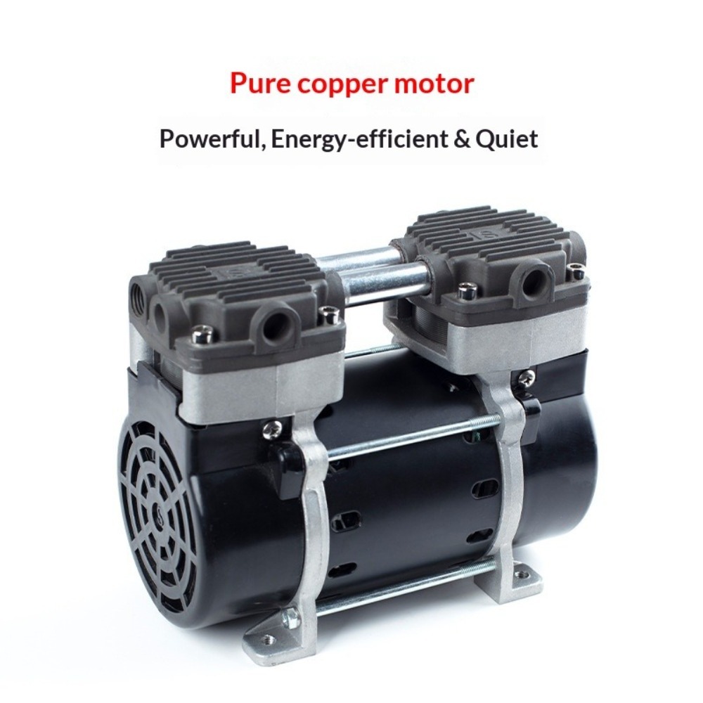 Tools Vn - 220V50Hz180W ปั๊มสุญญากาศ เงียบ ไร้น้ำมัน ปั๊มดูดไฟฟ้าขนาดเล็ก ปั๊มลมสำหรับห้องปฏิบัติการที่เงียบสงบ