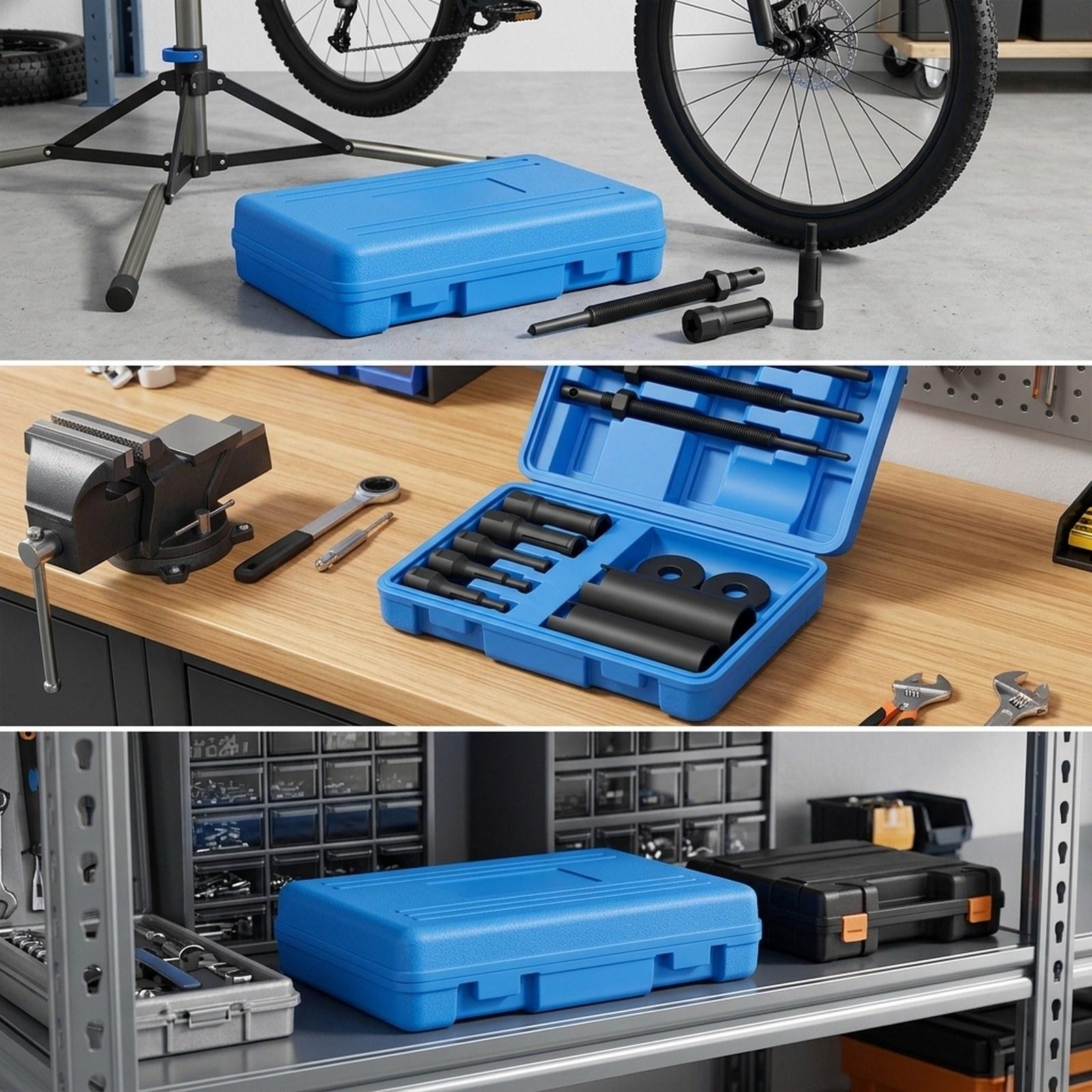 Tools For Motorcycle Workshop - ชุดเครื่องมือถอดลูกปืนอเนกประสงค์พร้อมชุดเครื่องมือเหล็ก สำหรับซ่อมรถยนต์ จักรยานยนต์ และงานซ่อมในโรงงาน