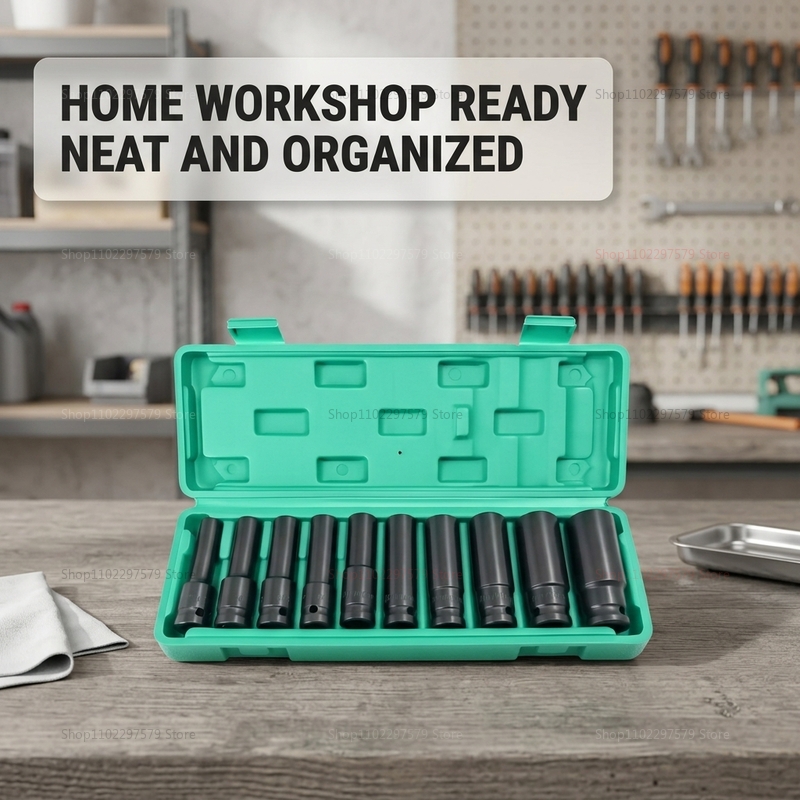 Tools For Motorcycle Workshop - ชุดประแจบล็อก 10 ชิ้น ขนาด 8-24 มม.