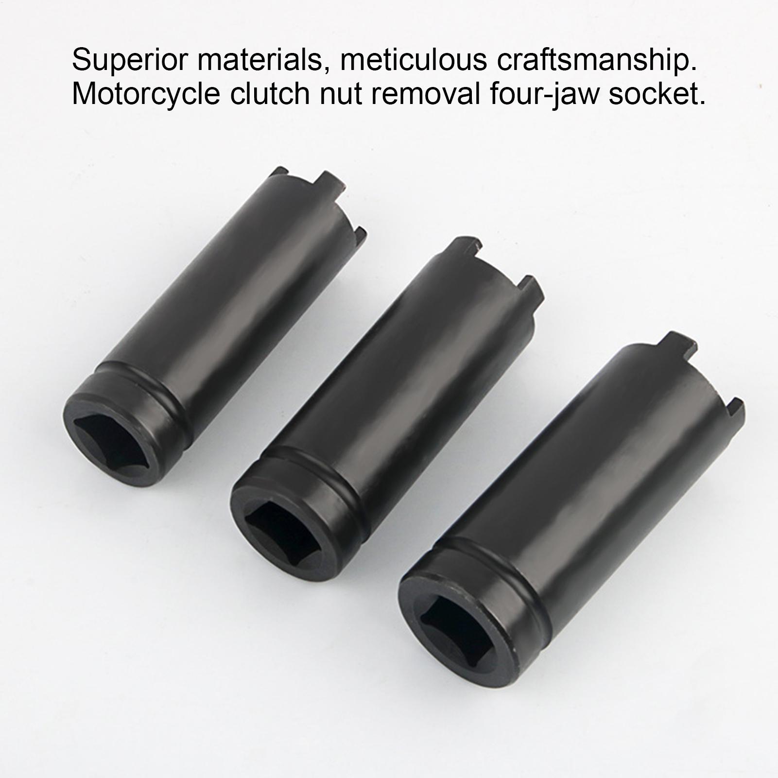 Tools For Motorcycle Workshop - ประแจล็อคคลัตช์แบบสี่ขา สำหรับซ่อมและถอดมู่เล่ย์ เครื่องมือซ่อมคลัตช์มอเตอร์ไซค์ สำหรับใช้ในบ้าน โรงรถ และอู่ซ่อมมอเตอร์ไซค์