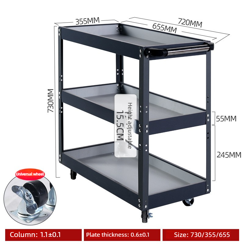 รถเข็นเครื่องมือช่างพร้อมล้อ ก - Tools Mechanical Workshop บทวิจารณ์และราคา