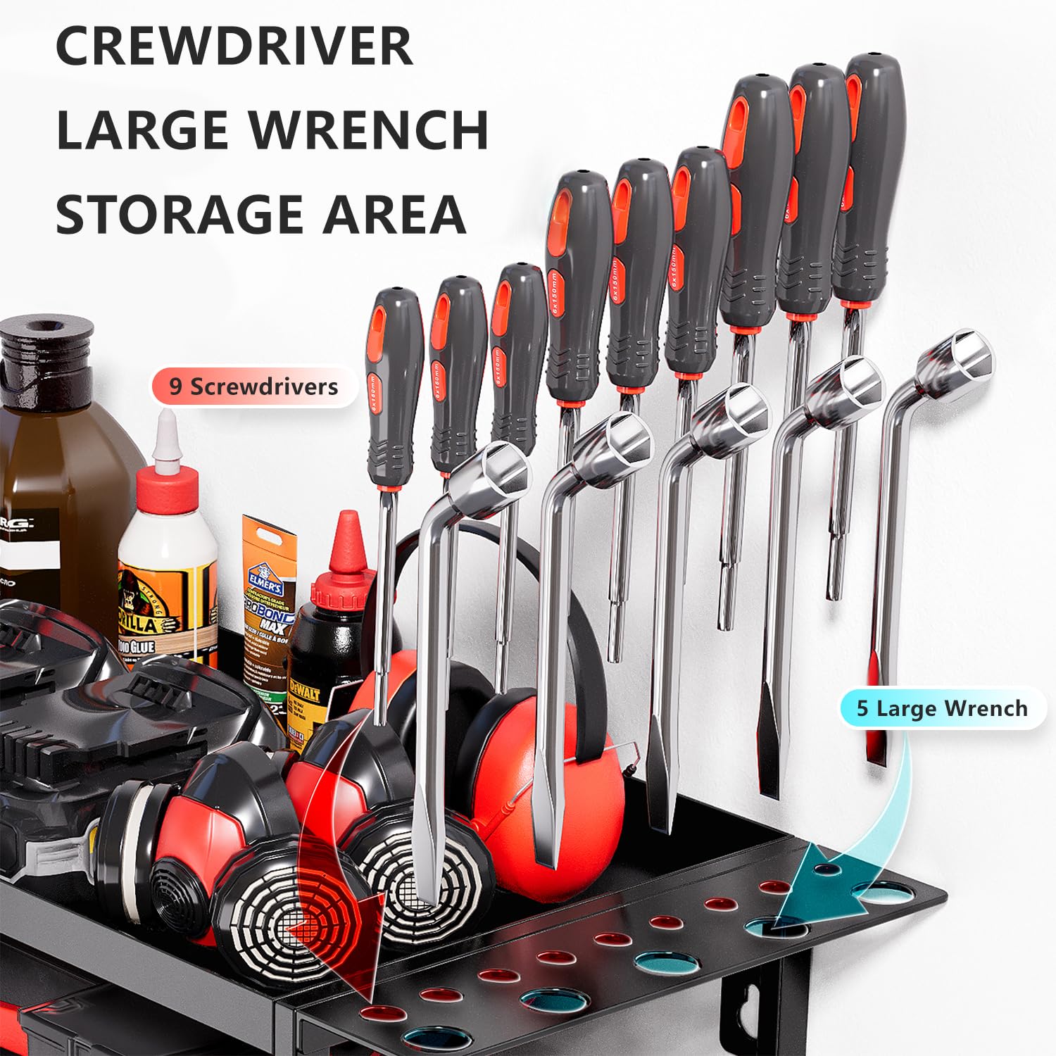 ชั้นวางเครื่องมือไฟฟ้าแบบติดผน - Tools In Electrical Workshop บทวิจารณ์และราคา