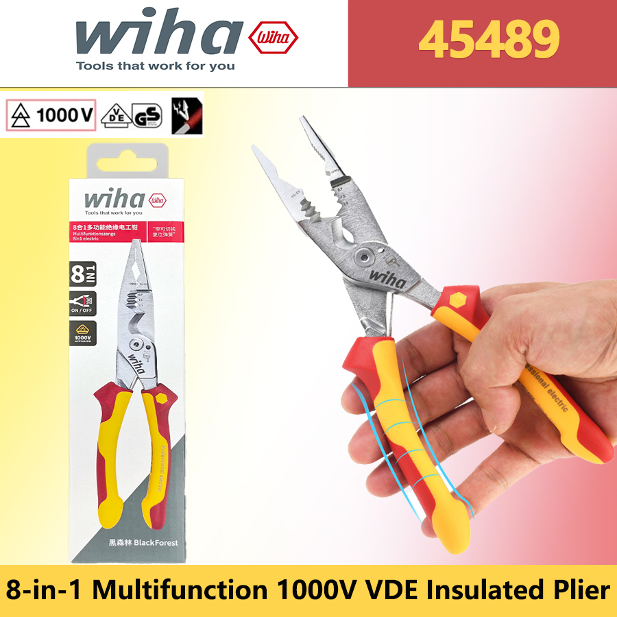 คีมอเนกประสงค์หุ้มฉนวนแท้ Wiha - Tools Vn บทวิจารณ์และราคา
