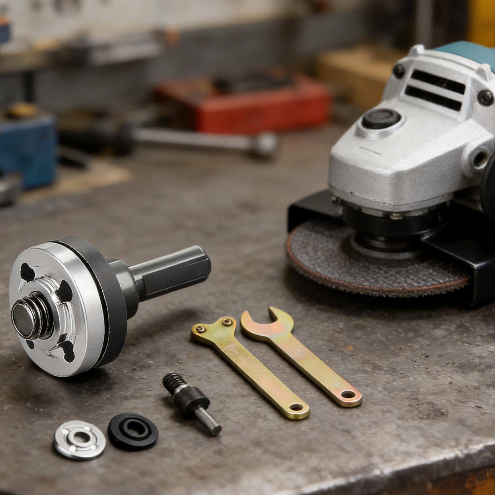 ชุดประแจขันน็อตเครื่องเจียรไฟฟ - Tools In Electrical Workshop บทวิจารณ์และราคา