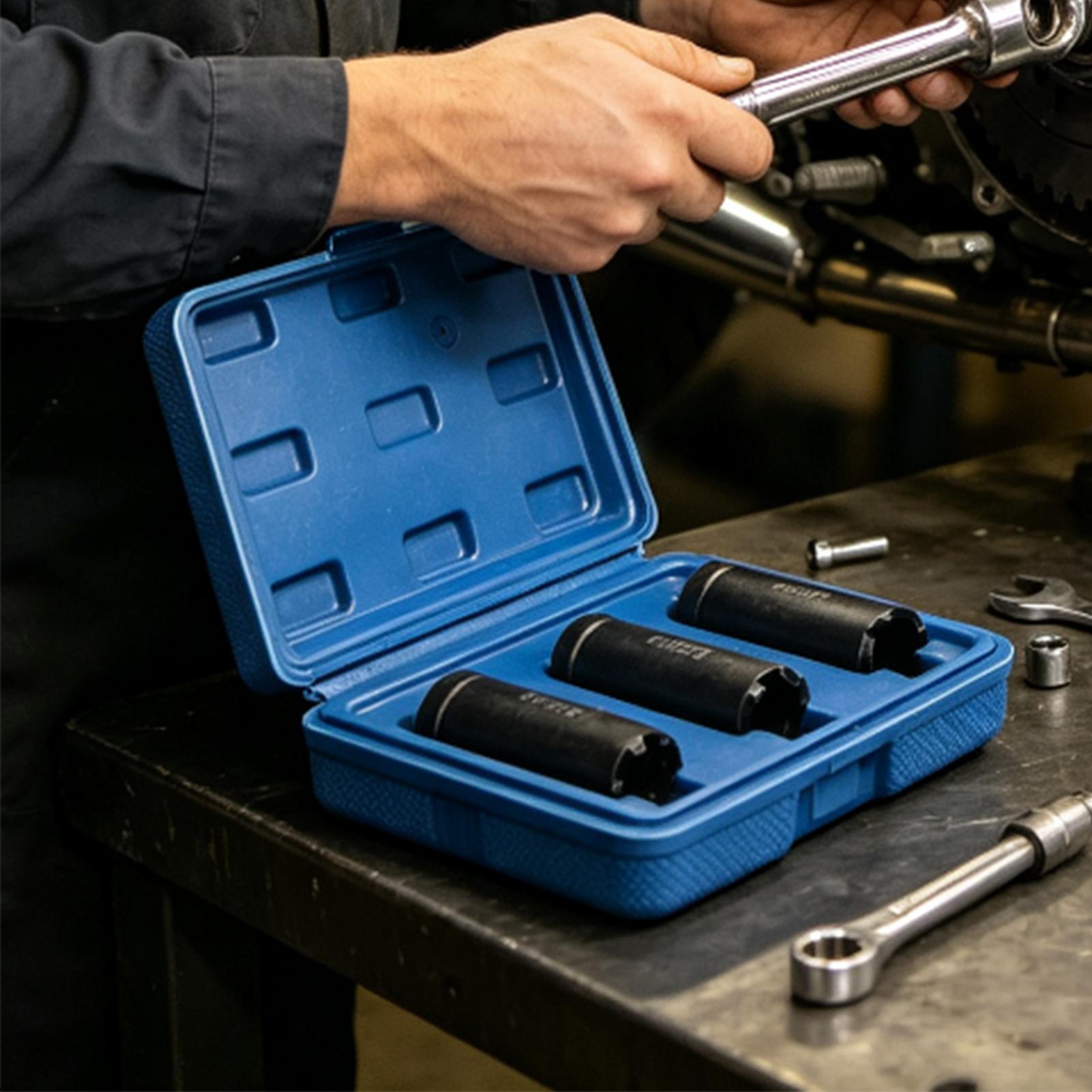 ประแจล็อคน็อตคลัตช์ 3 ชิ้น/ชุด - Tools For Motorcycle Workshop บทวิจารณ์และราคา