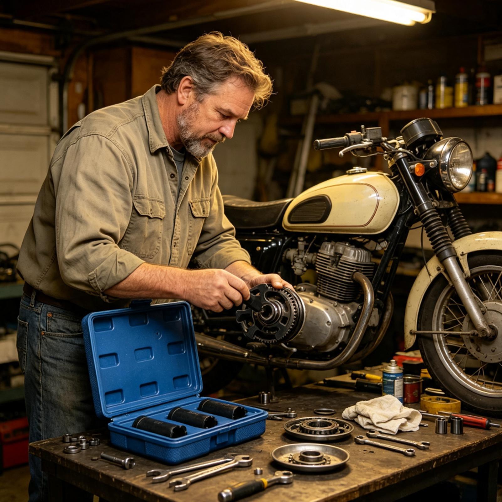 ประแจล็อคคลัตช์แบบสี่ขา สำหรับ - Tools For Motorcycle Workshop บทวิจารณ์และราคา