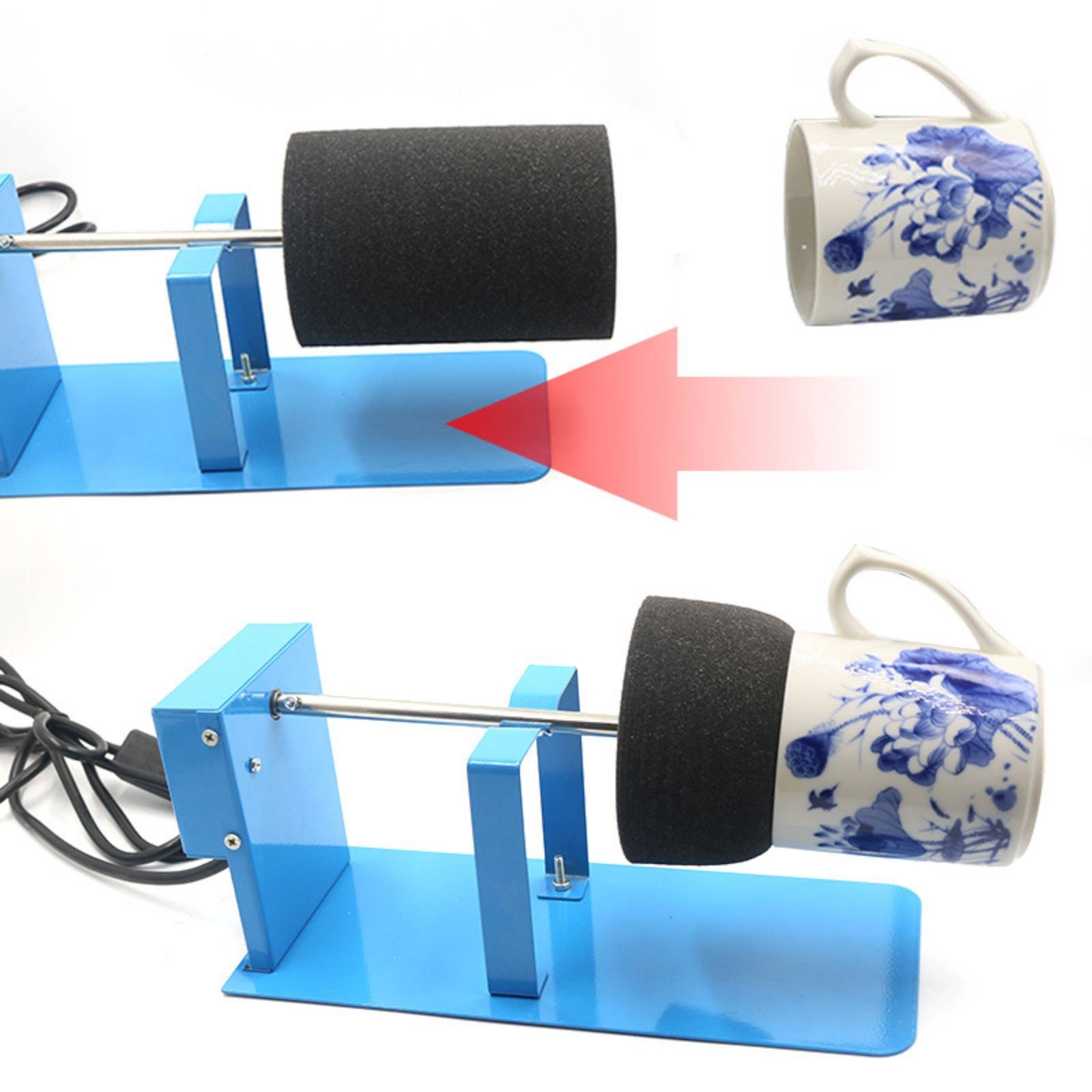 เครื่องหมุนแก้วพร้อมลูกกลิ้งโฟ - Tools In Electrical Workshop บทวิจารณ์และราคา