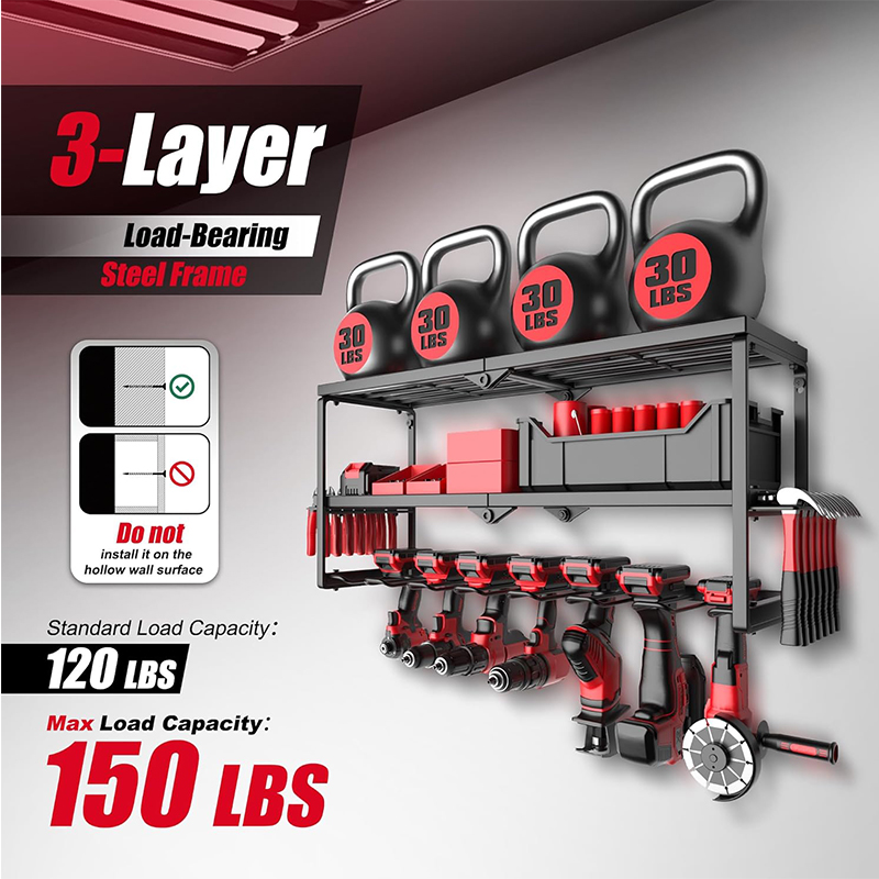 ชั้นวางอุปกรณ์ติดผนังอเนกประสง - Tools In Electrical Workshop บทวิจารณ์และราคา